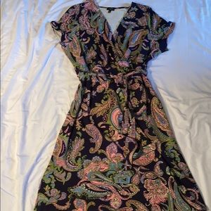 Paisley Wrap Dress